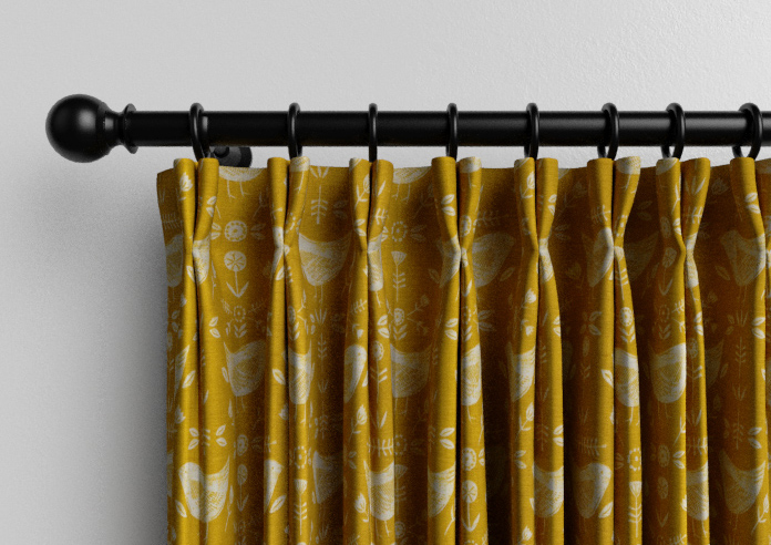 Narvik, Ochre - Made to Measure Curtains - Image 10